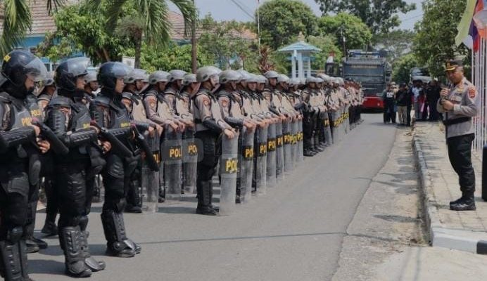 Polda Maluku Utara Terjunkan 216 Anggota Jaga Kantor KPU