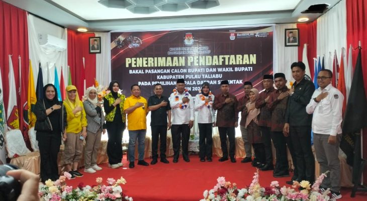 KPU Taliabu Nyatakan Berkas Pendaftaran Citra-Utu Lengkap