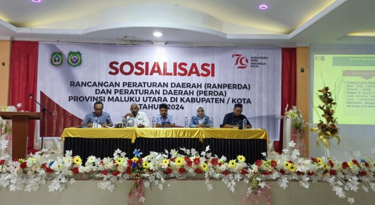 Biro Hukum Setda Provinsi Malut Sosialisasi Perda dan Ranperda di Haltim