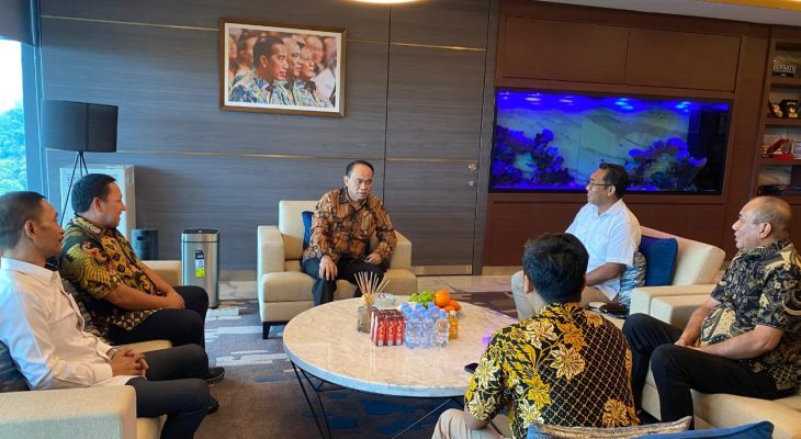 Temui Menteri Kominfo, Aliong Mus – Sahril Bicara Digitalisasi Maluku Utara
