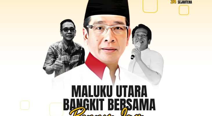 Benny Laos Cagub Malut Terkuat