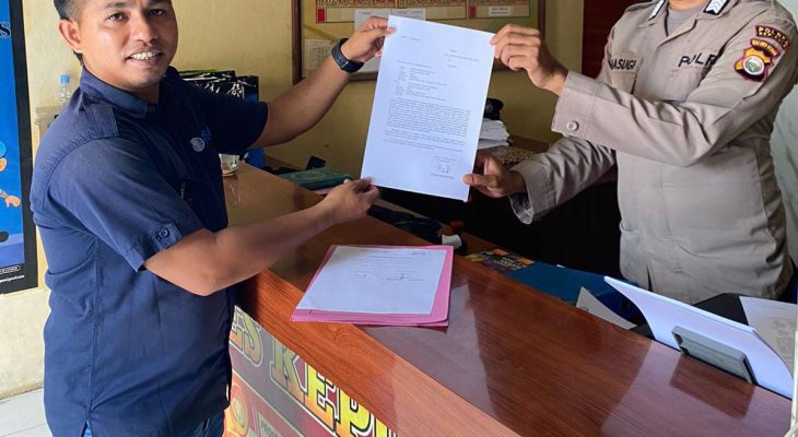 Kabag Pemerintahan Kepulauan Sula Laporkan Warga Kasus Pengrusakan Rumah