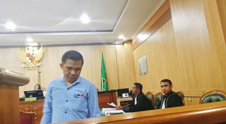 Sidang Korupsi BTT Sula, Hakim Duga Anak Buah Kontraktor Beri Keterangan Palsu