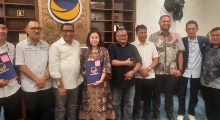 Sashabila-La Ode Yasir Dapat Dukungan Nasdem di Pilkada Taliabu