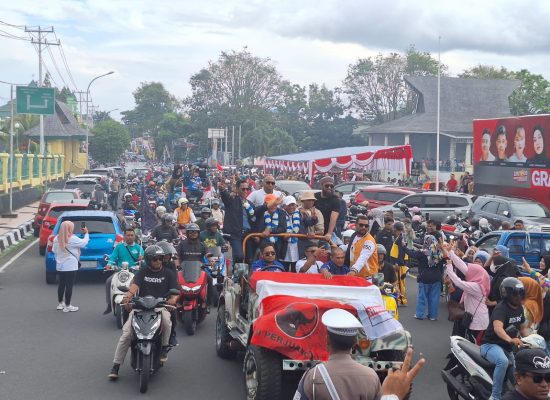 Pilwako Ternate: Ribuan Pendukung Sambut Kedatangan Tauhid-Nasri