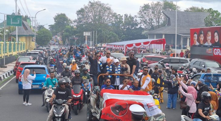 Pilwako Ternate: Ribuan Pendukung Sambut Kedatangan Tauhid-Nasri