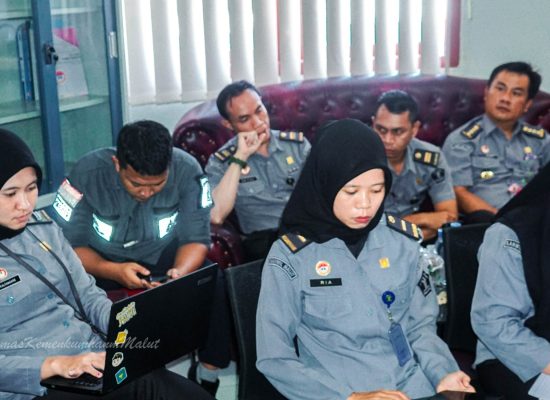 Kanwil Kemenkumham Malut Perkuat RKT RB B09 Melalui Verifikasi Data