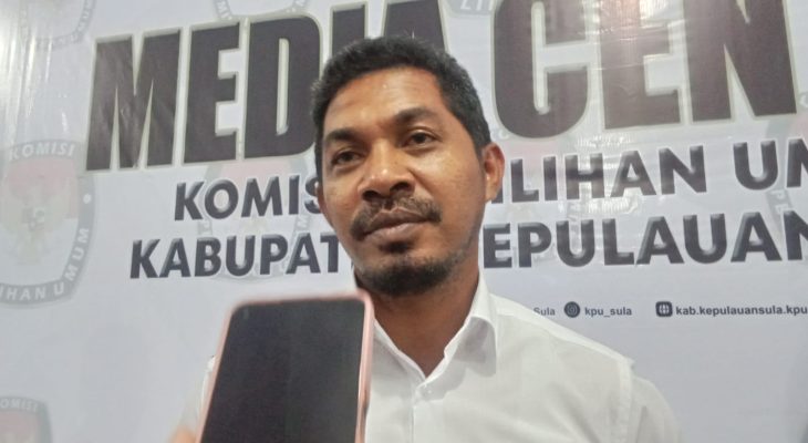 KPU Kepulauan Sula Nyatakan Berkas Hendrata Thes dan M Natsir Lengkap