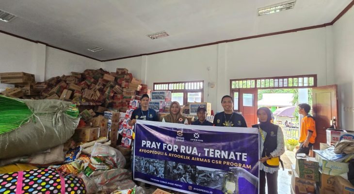PT. Ayooklik Airmas Perkasa Bantu Warga Banjir Bandang Rua, Ternate