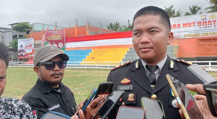 Polres Siagakan Personil Amankan Pendaftaran di KPU Kepulauan Sula