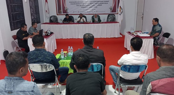 Berkas Dua Pasangan Cabup-Cawabup Kepulauan Sula Belum Memenuhi Syarat