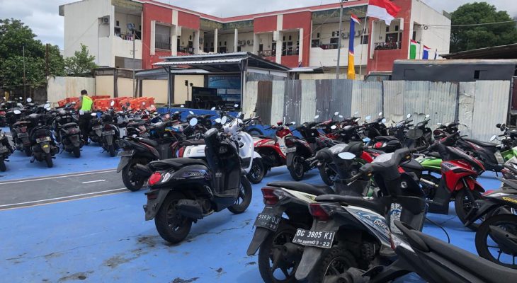 Ratusan Kendaraan di Kota Ternate Terjaring Operasi Polisi