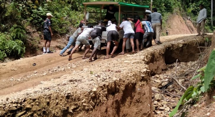 Warga dan Sopir di Taliabu Rencana Patungan untuk Perbaiki Jalan Rusak