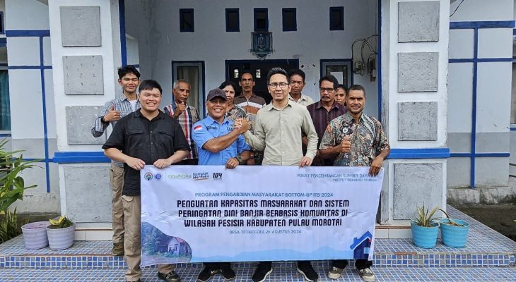 LPPM ITB Antisipasi Bahaya Banjir Berbasis Komunitas Lewat Program Pengabdian di Desa Titigogoli