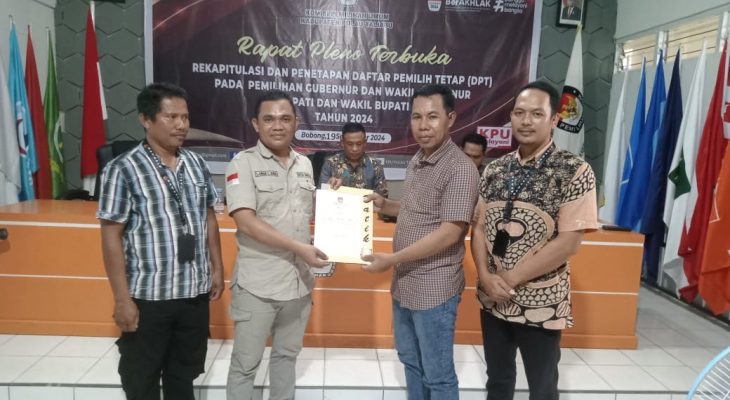 DPT Pilkada 2024 di Taliabu Ditetapkan 43.746 Pemilih, Terbanyak Laki-laki