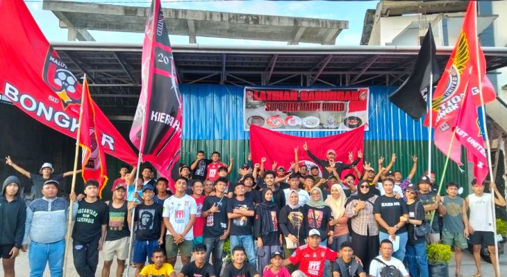 Gabungan Suporter Malut United Terus Eksis