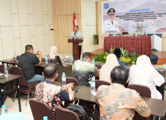 Pemkot Ternate Sosialisasi Peraturan Menpan Nomor 3 Tahun 2023, Ini Isinya