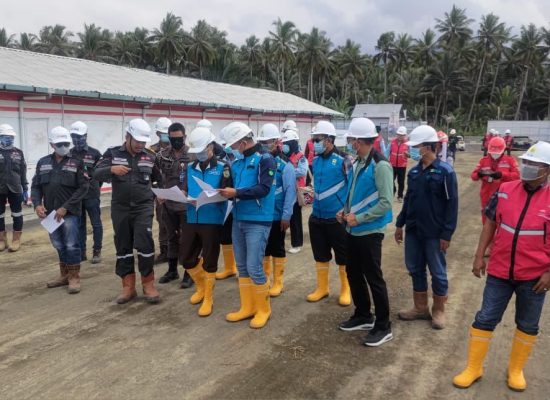 PLN bersama Kejati Malut Tinjau Proyek Strategis Nasional di Galela