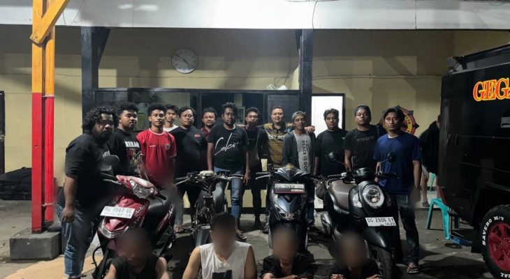 Lima Anak di Bawah Umur Diringkus Intel Brimob Curi Motor, 1 Orang Perempuan