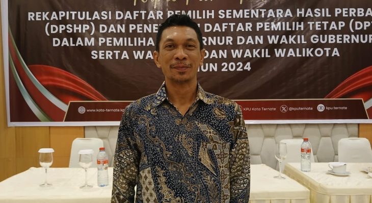 Ini Jumlah DPT Pilkada Kota Ternate Tahun 2024, Lebih Banyak Pemilih Perempuan daripada Laki-laki
