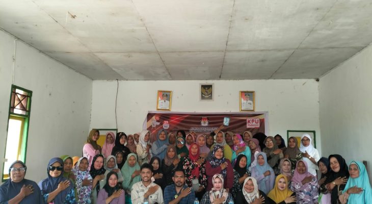 KPU Pulau Taliabu Gelar Sosialisasi Pemilih Perempuan