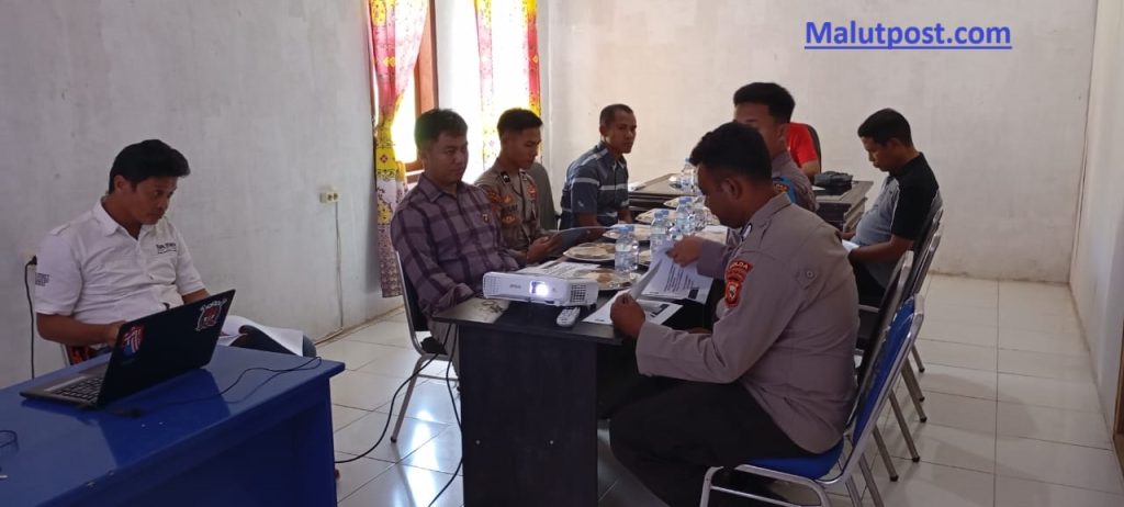 Gelar Perkara yang berlangsung di Mapolres Pulau Taliabu