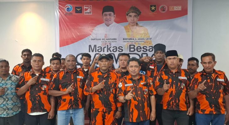 Seribu Anggota Koti Mahatidana Tambah Kekuatan Santrani-Bustamin di Pilwako Ternate