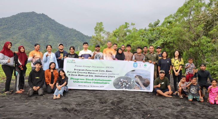 Melalui Desa Binaan, PLN dan Universitas Halmahera Berhasil Lakukan Konservasi Burung Mamoa