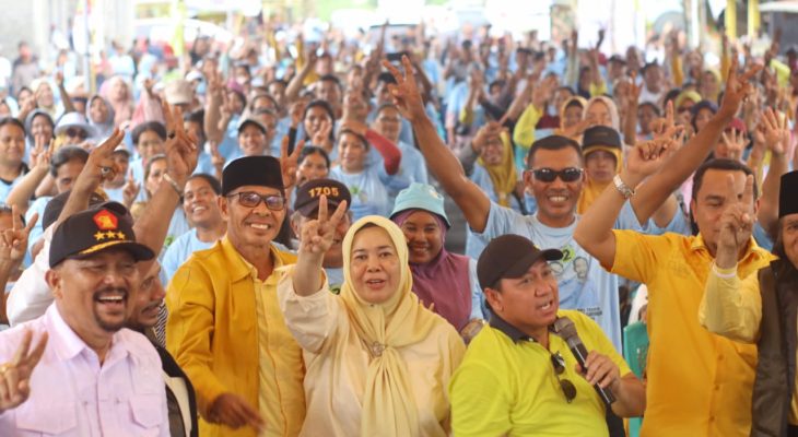 Ribuan Masyarakat Ibu, Halmahera Barat Hadiri Kampanye AM-SAH