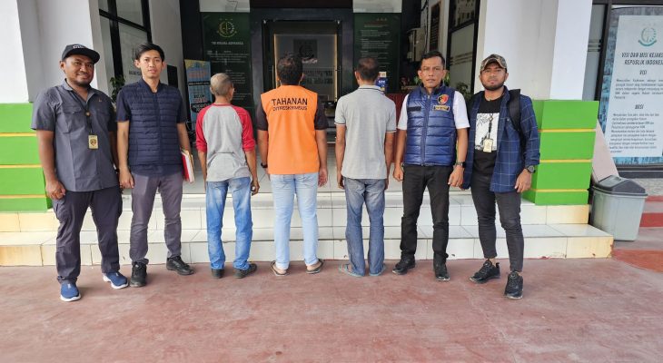 Berkas Lengkap, Polda Maluku Utara Limpahkan 3 Tersangka Kasus Fidusia ke Kejari Tobelo