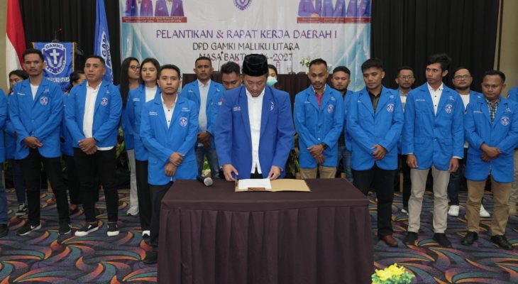 Erland Mouw Pimpin GAMKI Maluku Utara Periode 2024-2027, Visi Misi DPP Jadi Acuan