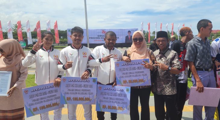 Dua Atlet Terima Bonus dari Pemprov, Ketua KONI: Semoga Bonus ini Jadi Motivasi