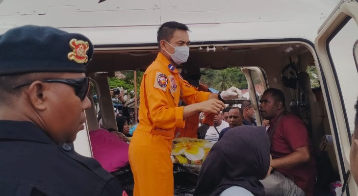 Jenazah Benny Laos Diberangkatkan ke Luwuk Menggunakan Helikopter