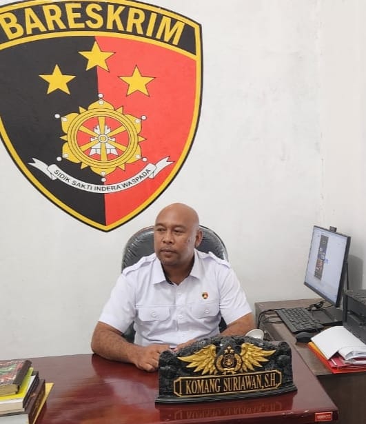 Kasat Reskrim Polres Pulau Taliabu, AKP. I Komang Sariawan