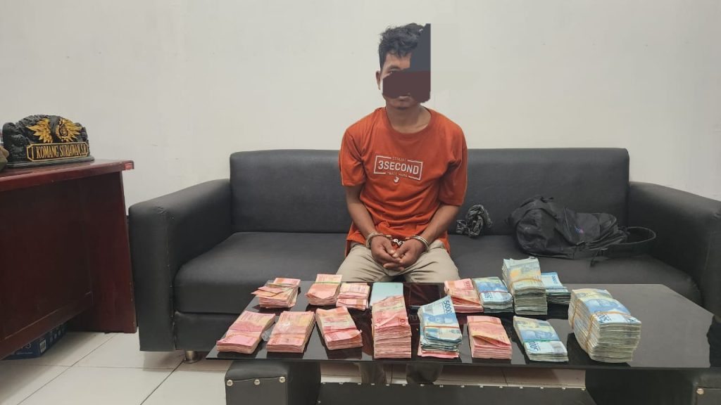 Pelaku berhasil di tangkap