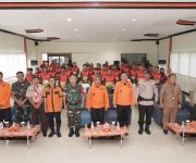 Sekda Ternate, Rizal Marsaoly saat menghadiri pelatihan teknis pencarian dan pertolongan