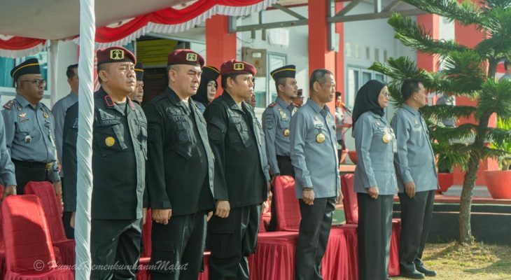 Jadi Irup Hari Kesaktian Pancasila, Kakanwil Kemenkumham Malut: Bersama Pancasila Kita Wujudkan Indonesia Emas