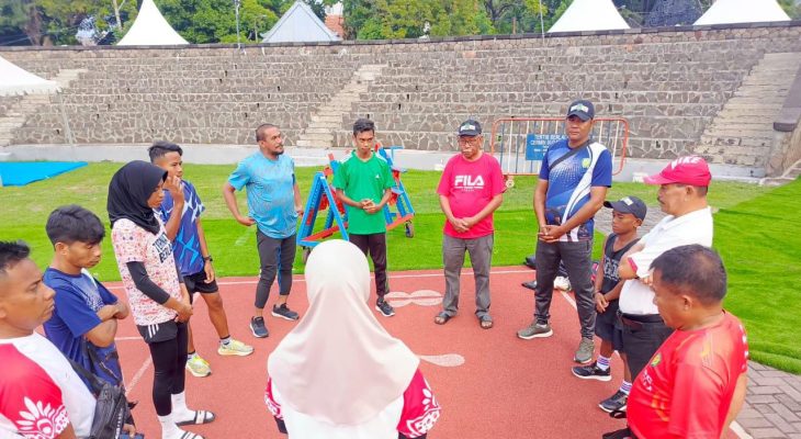 Jelang Pembukaan Peparnas 2024, Atlet Maluku Utara Gencar Latihan