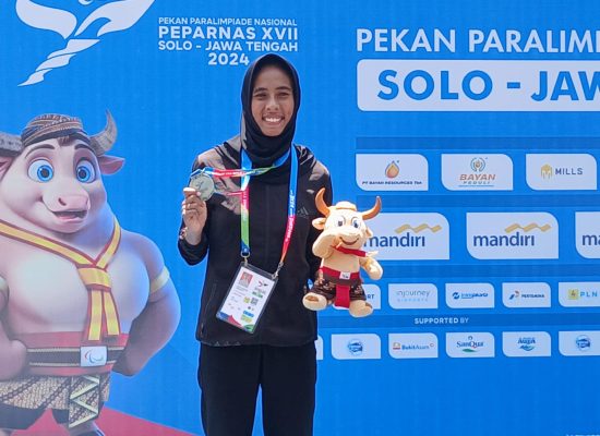 Hesti Lestari Sumbang 2 Medali Perak untuk Maluku Utara di Peparnas Solo