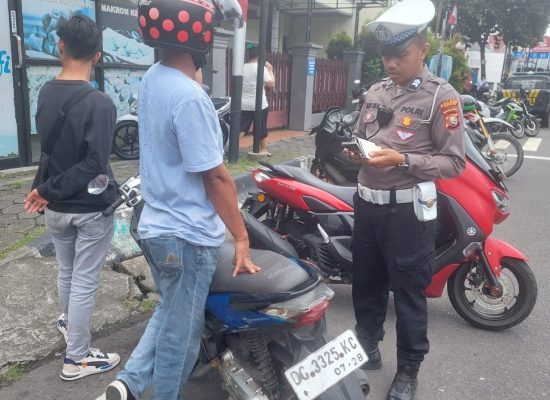 4 Hari Polres Ternate Jaring Ratusan Kendaraan, Ini Jenis Pelanggarannya