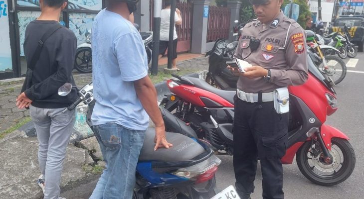 4 Hari Polres Ternate Jaring Ratusan Kendaraan, Ini Jenis Pelanggarannya