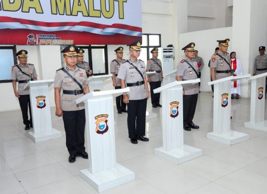 4 PJU Polda Maluku Utara Berganti, Ini Nama dan Jabatannya