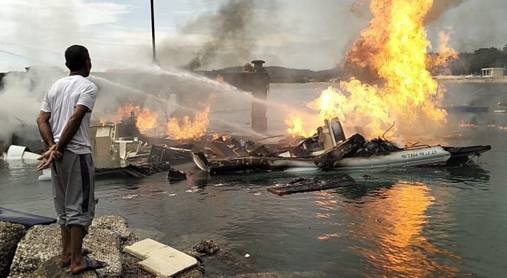 Aliong Minta Dinas Kesehatan dan RS Beri Pelayanan Terbaik Terhadap Korban Kebakaran Speed Boat Benny Laos