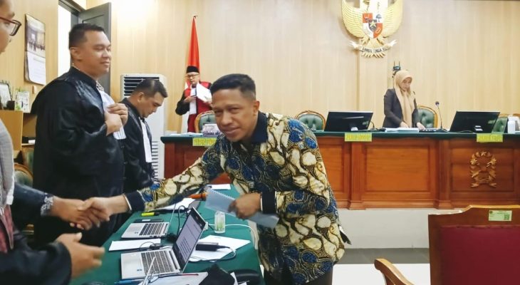 Ini Empat Poin Pembelaan Terdakwa Muhaimin Syarif dalam Sidang di PN Ternate