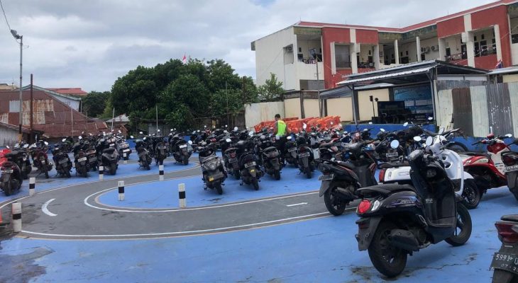 Polres Ternate Tindak 935 Pelanggar Lalu Lintas Sepanjang Operasi Zebra 2024 