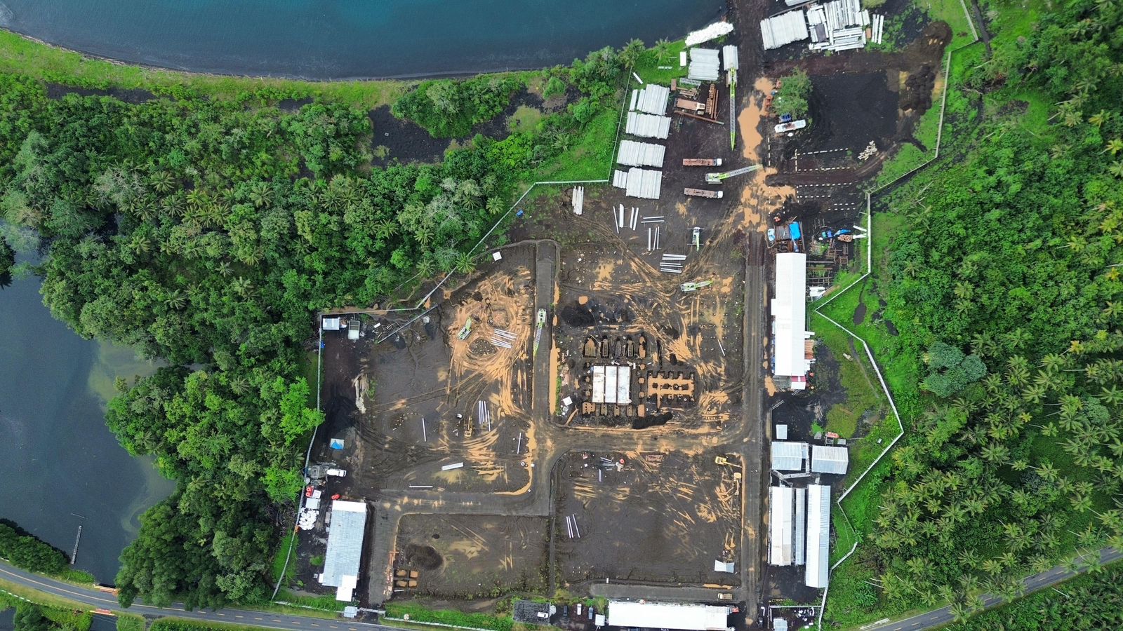 Wilayah pembangunan Pembangkit Listrik Tenaga Mesin Gas (PLTMG) di Tobelo