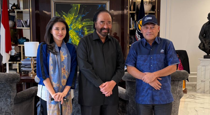 Yakin Menang, Surya Paloh Titip Pesan untuk Sherly-Sarbin