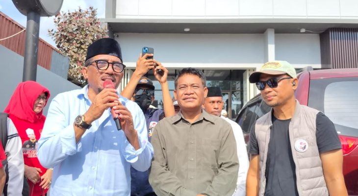 Tiba di Kepulauan Sula, HAS dan Rombongan di Jemput Paslon ISDA