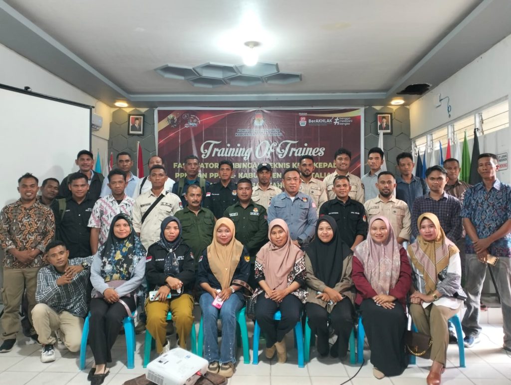 Kegiatan TOT yang berlangsung di Kantor KPU Pulau Taliabu