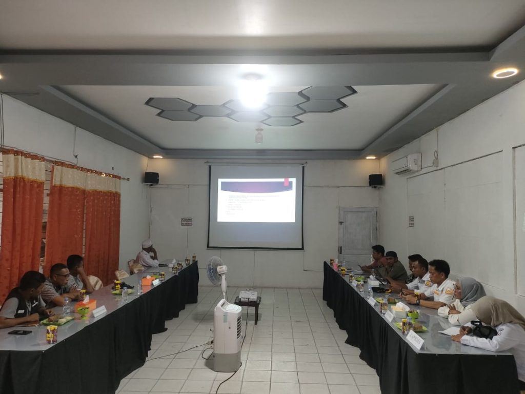 Kegiatan rakor yang berlangsung di Kantor KPU Pulau Taliabu, Rabu (6/11/2024)